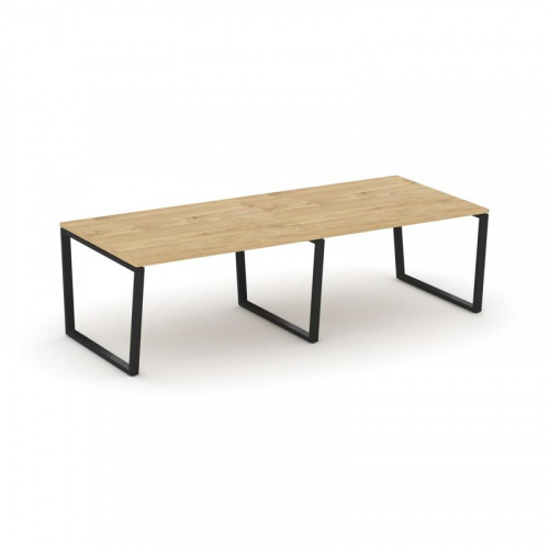 Style Project Стол переговорный SN-6T2.SPRG-044.3 Акация Лорка/Металл Антрацит 3160*1180*750 Style Project Стол переговорный SN-6T2.SPRG-044.3 Акация Лорка/Металл Антрацит 3160*1180*750