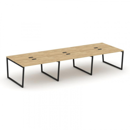 Style Project Рабочая станция 2-х сторон. SN-4T2.DRS-074 Акация Лорка/Металл Антрацит/Заглушка Пласт