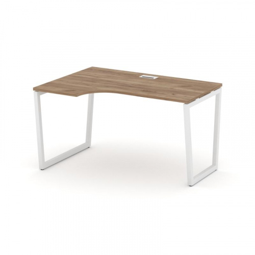 Style Project Стол рабочий эргоном. SN-4T2.SPA-022(L) Акация Лорка/Металл Антрацит/Заглушка Пластик фото 10