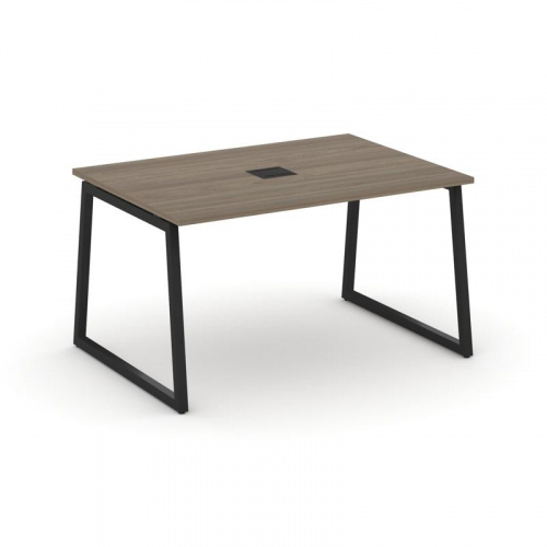 Style Project Стол переговорный SN-4T1.SPRG-003 Акация Лорка/Металл Антрацит/Заглушка Металл Антраци фото 6