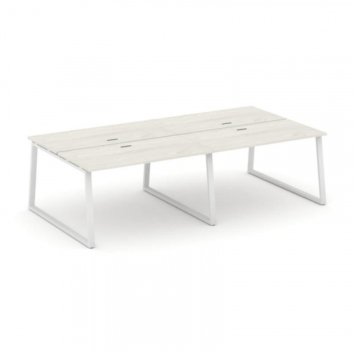 Style Project Рабочая станция 2-х сторон. SN-6T1.DRS-032 Акация Лорка/Металл Антрацит/Заглушка Пласт фото 13