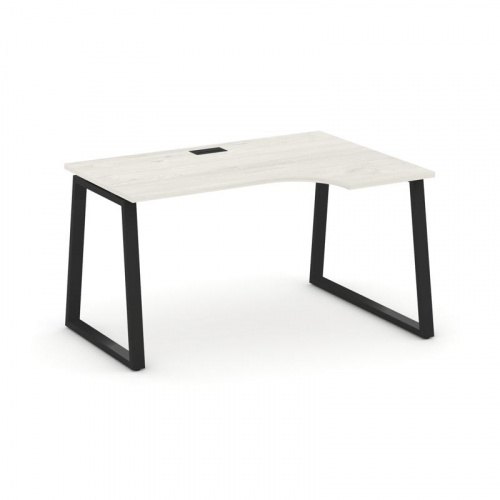 Style Project Стол рабочий эргоном. SN-6T1.SPA-022(R) Акация Лорка/Металл Антрацит/Заглушка Пластик фото 8 Style Project Стол рабочий эргоном. SN-6T1.SPA-022(R) Акация Лорка/Металл Антрацит/Заглушка Пластик фото 8