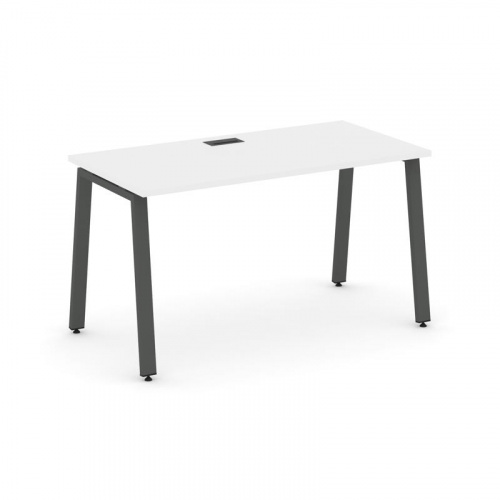 Style Project Стол письменный SN-6A.SP-024 Акация Лорка/Металл Белый 1580*800*750 фото 18