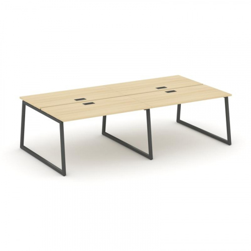 Style Project Рабочая станция 2-х сторон. SN-4T1.DRS-041 Акация Лорка/Металл Антрацит/Заглушка Пласт фото 28