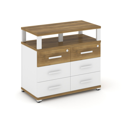 Тумба приставная с 6 ящиками Concept CN.TSP-009 W