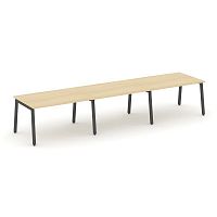 Style Project Стол переговорный SN-5A.SPRG-022.3 Акация Лорка/Металл Антрацит 3540*980*750