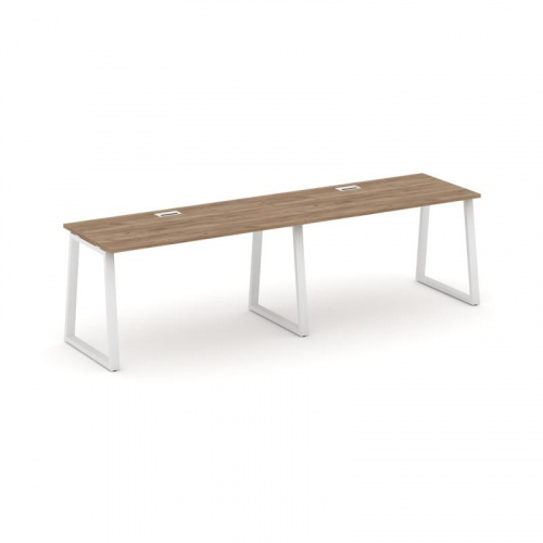 Style Project Рабочая станция 1 сторон. SN-6T1.ORS-012 Акация Лорка/Металл Антрацит/Заглушка Пластик фото 11