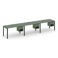 Бенч-система на 3 места с подвесными тумбами Concept CN.ORS-140