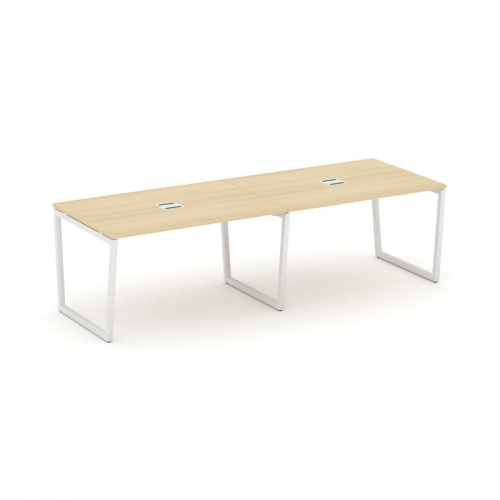 Style Project Стол переговорный SN-4T2.SPRG-011 Акация Лорка/Металл Антрацит/Заглушка Металл Антраци фото 21