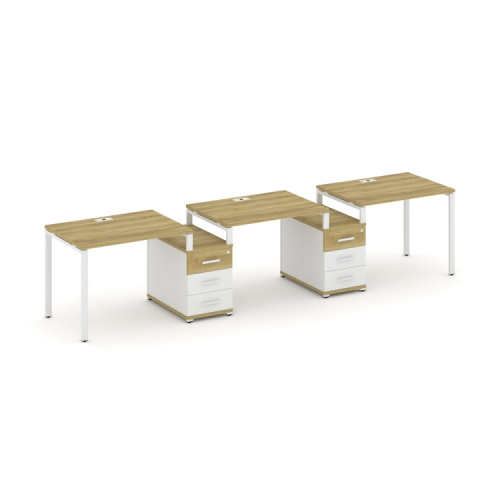 Бенч-система на 3 места с 2 опорными тумбами Concept CN.ORS-325 фото 11