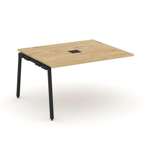 Style Project Проходной наб. элем. перег. стола SN-4A.NSPRG-033 Дуб Табак/Металл Белый 1380*1180*750 фото 10