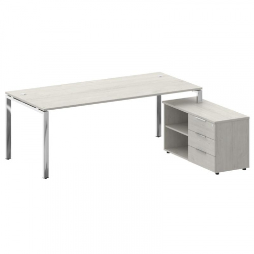 Стол руководителя с тумбой Metal System Direct БГ.СРТ-6.9 (R) фото 5