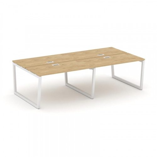 Style Project Рабочая станция 2-х сторон. SN-5T2.DRS-044 Акация Лорка/Металл Антрацит/Заглушка Пласт фото 3