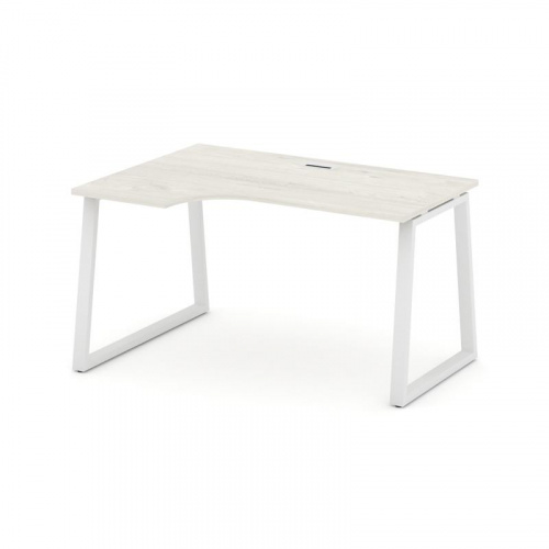 Style Project Стол рабочий эргоном. SN-6T1.SPA-012(L) Акация Лорка/Металл Антрацит/Заглушка Пластик фото 13