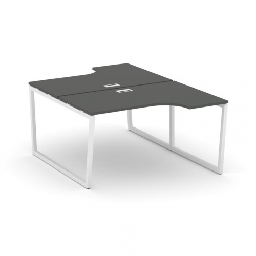 Style Project Рабочая станция эргоном. SN-4T2.DRPA-012 Акация Лорка/Металл Антрацит/Заглушка Пластик фото 18