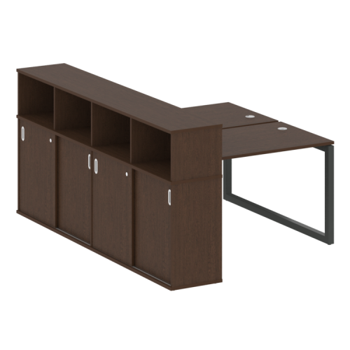 Бенч-система с шкафом-купе на О-обр. м/к Metal System Quattro 50БО.РС-СШК-4.2 фото 8