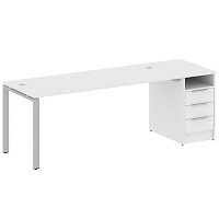 Бенч-система с тумбой на П-обр. м/к Metal System БП.РС-СТП-1.5