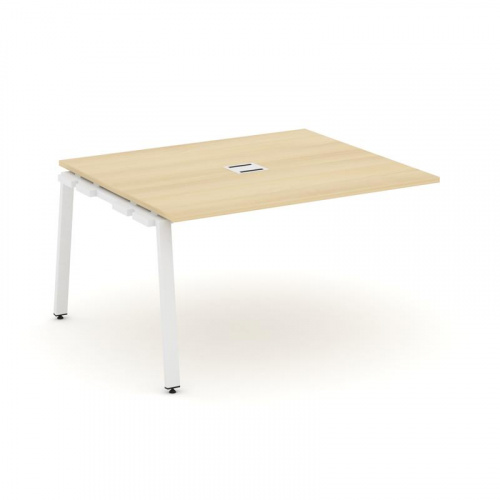 Style Project Проходной наб. элем. перег. стола SN-6A.NSPRG-034 Дуб Наварра/Металл Белый 1580*1180*7 фото 18