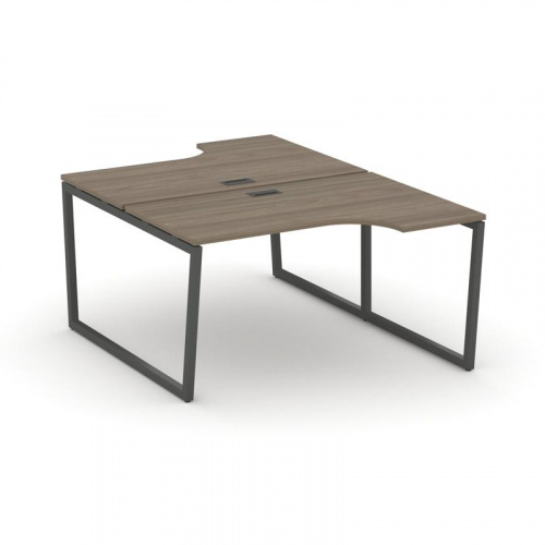 Style Project Рабочая станция эргоном. SN-4T2.DRPA-012 Акация Лорка/Металл Антрацит/Заглушка Пластик фото 25