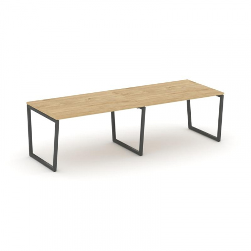 Style Project Стол переговорный SN-4T2.SPRG-012.3 Акация Лорка/Металл Антрацит 2360*980*750 фото 22