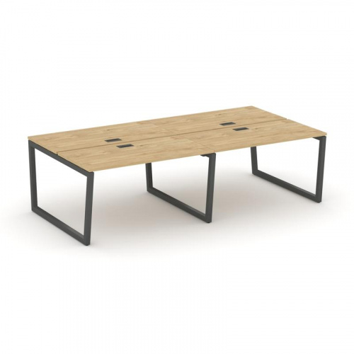 Style Project Рабочая станция 2-х сторон. SN-5T2.DRS-044 Акация Лорка/Металл Антрацит/Заглушка Пласт фото 22