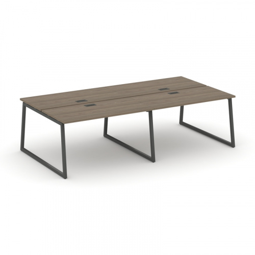 Style Project Рабочая станция 2-х сторон. SN-4T1.DRS-041 Акация Лорка/Металл Антрацит/Заглушка Пласт фото 12