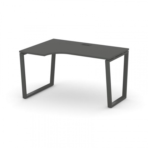 Style Project Стол рабочий эргоном. SN-6T2.SPA-022(L) Акация Лорка/Металл Антрацит/Заглушка Пластик фото 27