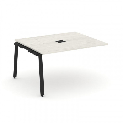 Style Project Проходной наб. элем. перег. стола SN-6A.NSPRG-034 Дуб Наварра/Металл Белый 1580*1180*7 фото 8