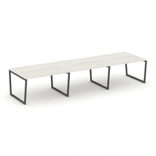 Style Project Стол переговорный SN-4T2.SPRG-054.3 Акация Лорка/Металл Антрацит 4740*1180*750 фото 24
