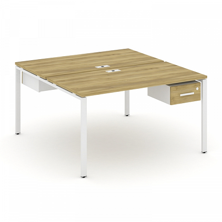 Бенч-система на 2 места с подвесными тумбами Concept CN.DRS-111