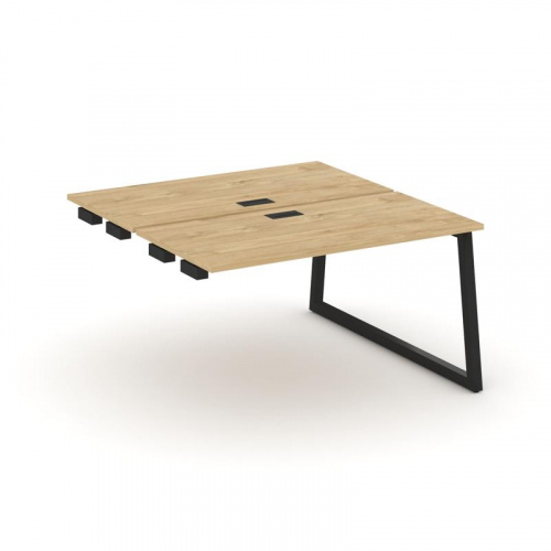 Style Project Стол-приставка к опор. элем. SN-5T1.DPRS-003 Акация Лорка/Металл Антрацит/Заглушка Пла