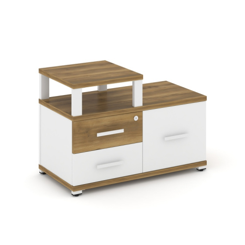 Тумба приставная с 2 ящиками Concept CN.TSP-005 W