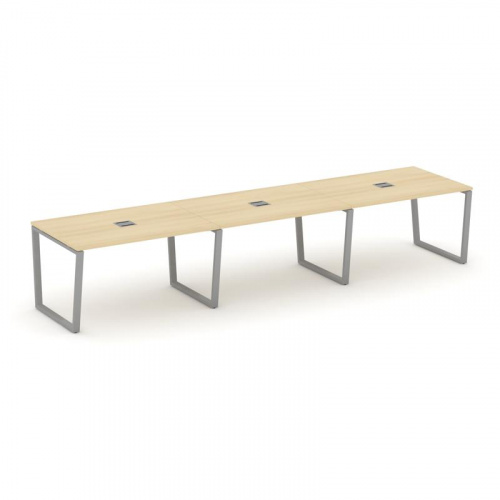 Style Project Стол переговорный SN-6T2.SPRG-023 Акация Лорка/Металл Антрацит/Заглушка Металл Антраци фото 20