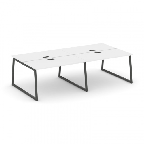 Style Project Рабочая станция 2-х сторон. SN-4T1.DRS-041 Акация Лорка/Металл Антрацит/Заглушка Пласт фото 13