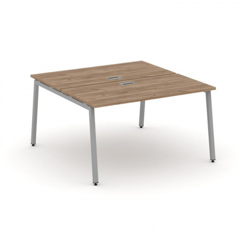 Style Project Рабочая станция 2-х сторон. SN-4A.DRS-002 Белый/Металл Антрацит 1180*1232*750