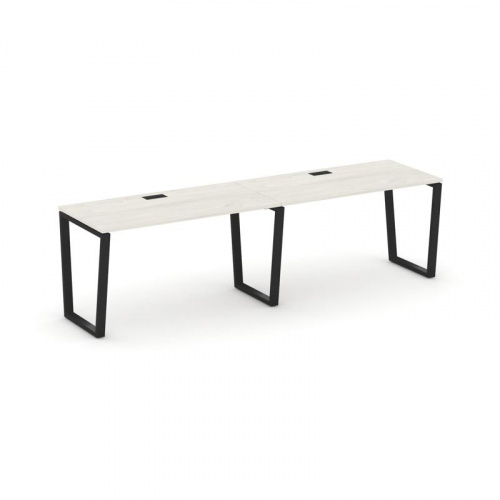 Style Project Рабочая станция 1 сторон. SN-6T2.ORS-012 Акация Лорка/Металл Антрацит/Заглушка Пластик фото 5