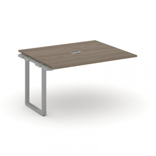 Style Project Проходной наб. элем. перег. стола SN-6O.NSPRG-033 Дуб Наварра/Металл Белый 1380*1180*7 фото 9