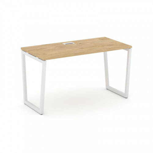 Style Project Стол письменный SN-4T2.SP-025 Акация Лорка/Металл Антрацит/Заглушка Пластик Черный 178 фото 3