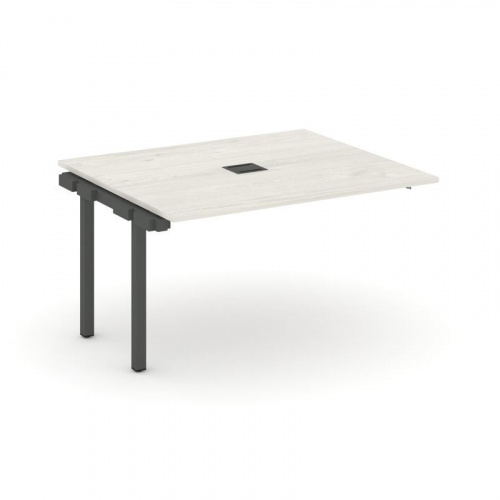 Style Project Проходной наб. элем. перег. стола SN-5P.NSPRG-032 Дуб Наварра/Металл Белый 1180*1180*7 фото 9