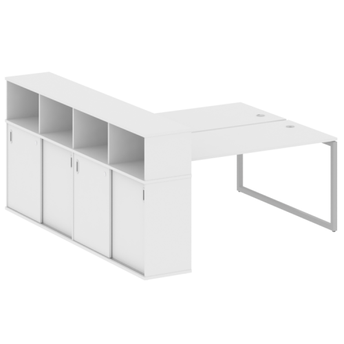 Бенч-система с шкафом-купе на О-обр. м/к Metal System Quattro 40БО.РС-СШК-4.4 фото 14