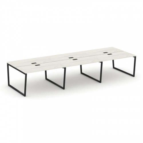 Style Project Рабочая станция 2-х сторон. SN-4T2.DRS-074 Акация Лорка/Металл Антрацит/Заглушка Пласт фото 4