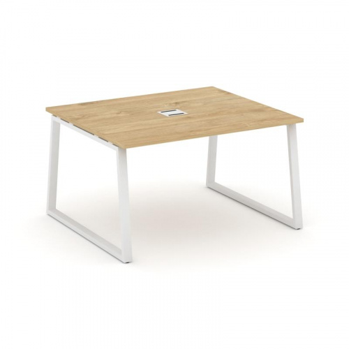 Style Project Стол переговорный SN-6T1.SPRG-034 Акация Лорка/Металл Антрацит/Заглушка Металл Антраци фото 2