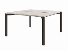 Стол тандем на металлокаркасе D-41