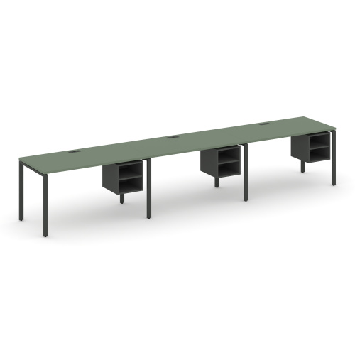 Бенч-система на 3 места с подвесными тумбами Concept CN.ORS-127 фото 2