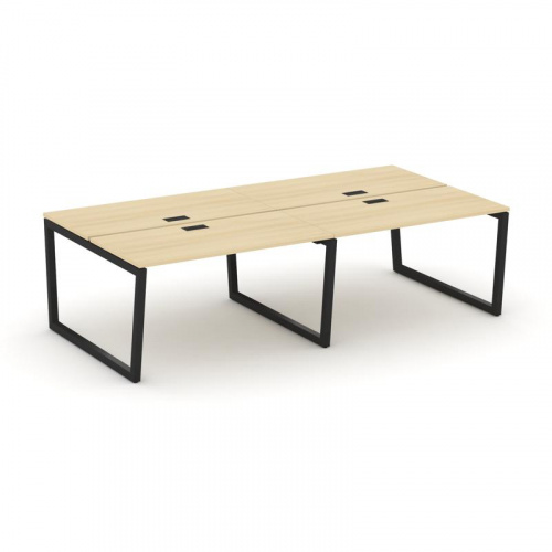 Style Project Рабочая станция 2-х сторон. SN-5T2.DRS-044 Акация Лорка/Металл Антрацит/Заглушка Пласт фото 9