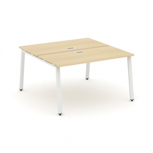 Style Project Рабочая станция 2-х сторон. SN-6A.DRS-013 Акация Лорка/Металл Белый 1380*1432*750 фото 28